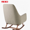 Living Room Sofa Upholstered Chair Wooden Shake Armchair