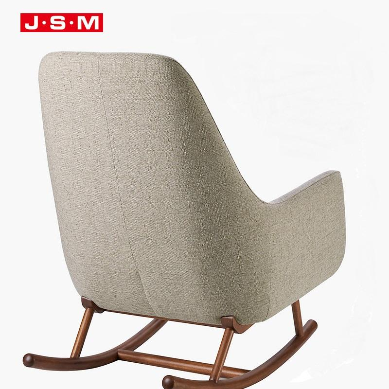 Living Room Sofa Upholstered Chair Wooden Shake Armchair