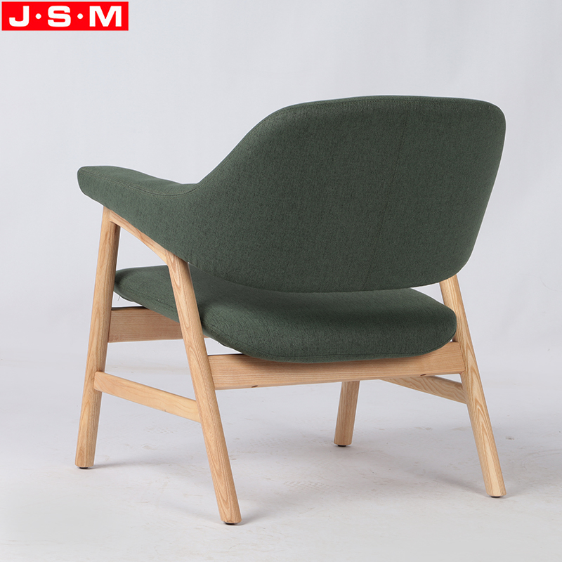 Easy Chair With Wood Base