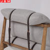 Nordic Living Room Chair Wool Fabric Luxury Single Seater Armchair