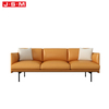 New Design Furniture Orange Recliner Velvet Wooden Single Sofa 3 Seater Fabric Sofa