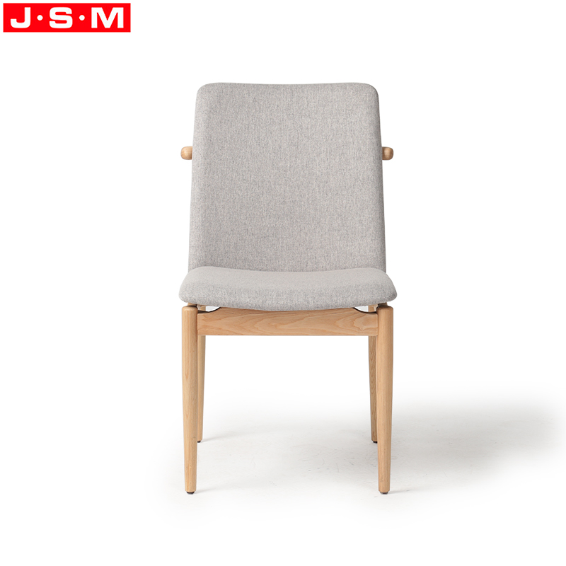 Wood And Fabric Dining Chair