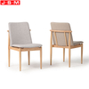Modern Solid Wood Upholstery Fabric Restaurant Dining Chair For Dining Room Furniture