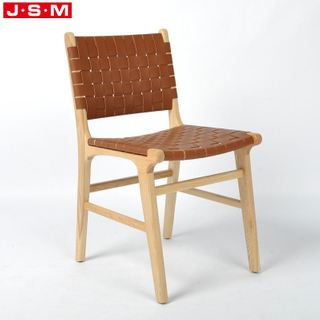 Modern Century Wooden White Velvet Leather American Style Room Dining Chair With Arm