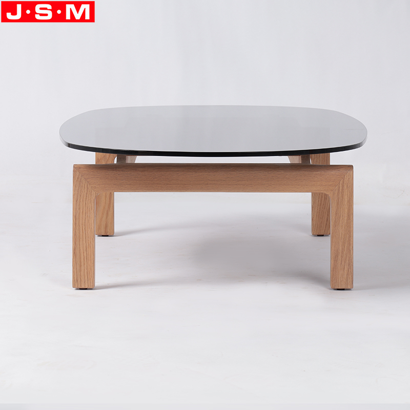 Temperred Glass Top Tea Table