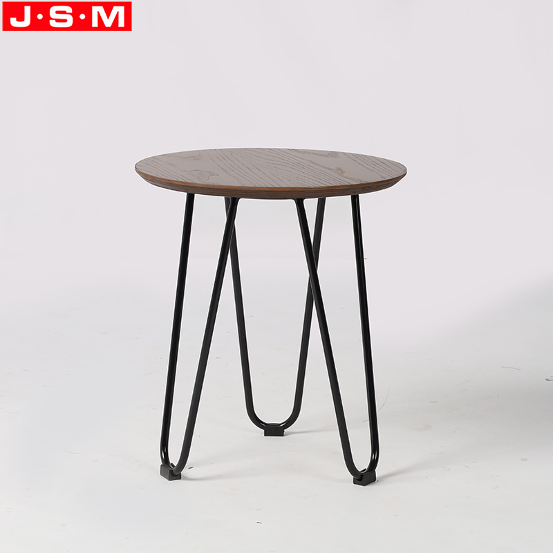Metal Base Side Table