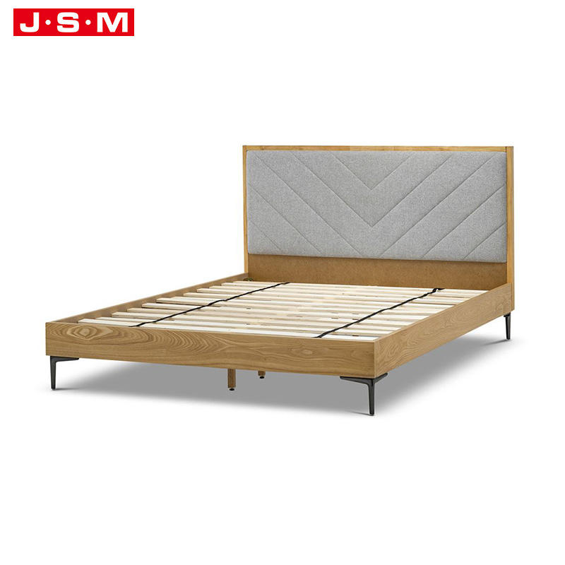 Luxury Solid Wood King Queen Size Home Room Furniture Wooden Beds For Bedroom