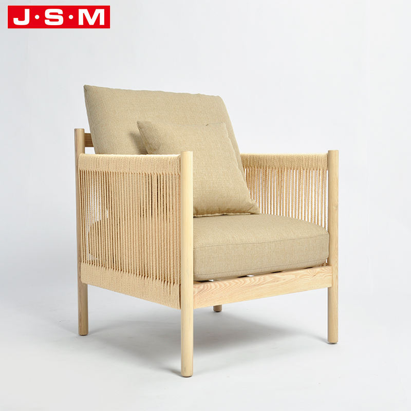 Good Quality Garden European Round Wooden Material Legs Round Room Massage Elastic Seater Sofa