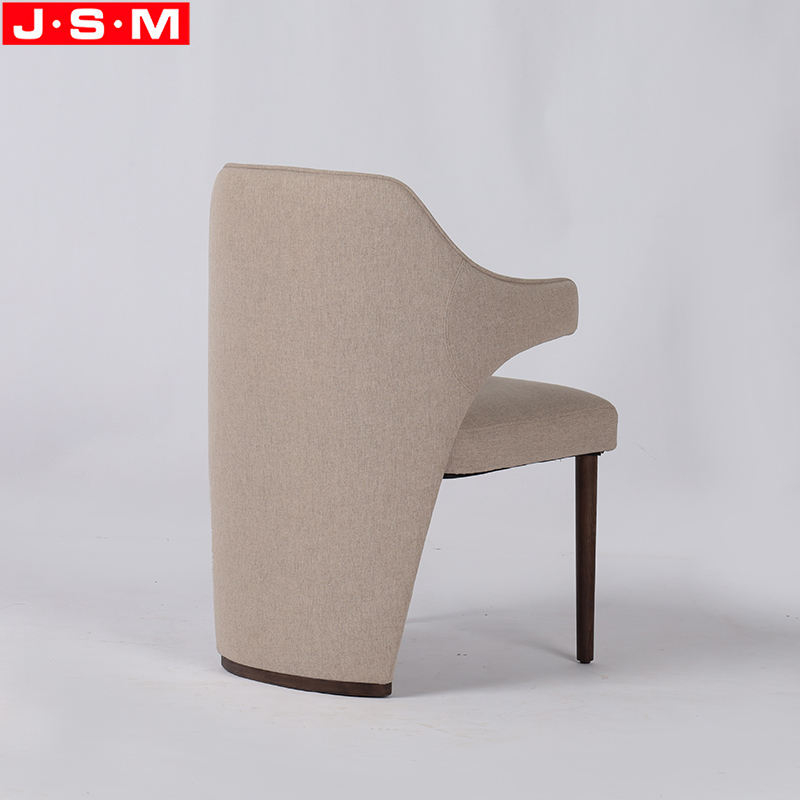 China Wholesale Comfortable Fabric High Back Kitchen Dining Chair
