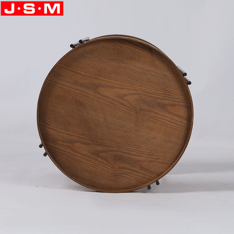 Nordic Side Table Living Room Stool Coffee Double Layer Tea Table