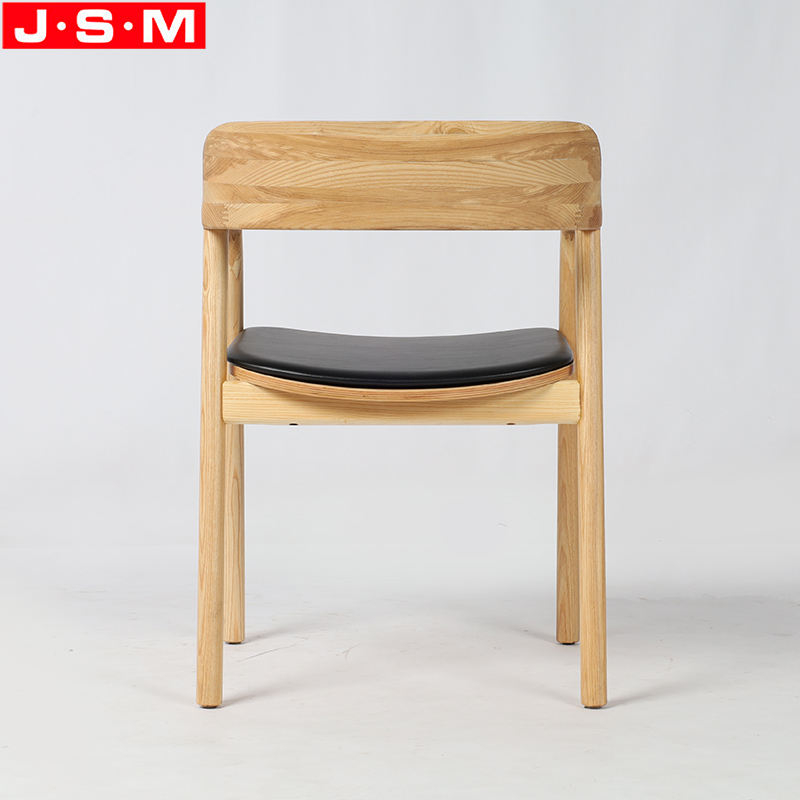 High Quality Cushion Seat Chair Ash Timer Wooden Restaurant Dining Chair