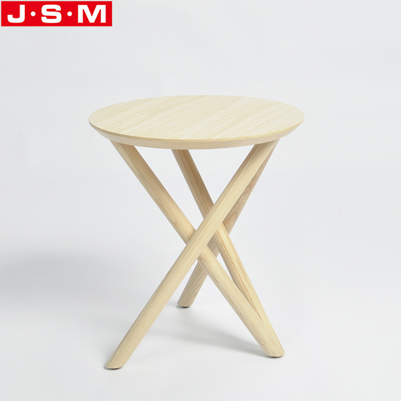 Wooden Led Living Room Furniture Wood Tea Table