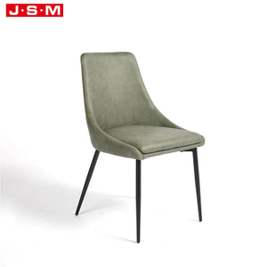 Modern Metal Dining Chair Elegance Leather Dining Chair