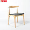 Nordic Simple Furniture Solid Wood Dining Chair Fabric Dining Room Chair