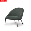 PU Upholstery Fabric Modern Metal Dining Living Room Nordic Luxury Home Armchair