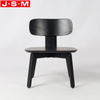 Veneer Back And Seat Stool Chair Small Living Room Dining Wooden Armchair