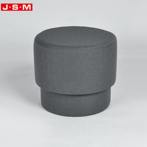 Good Quality Elegant Modern Children Bedroom Round Ottoman For Living Room