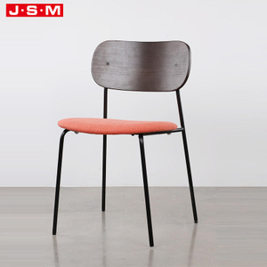 Hot Products Nordic Contemporary Metal Frame Upholstered Dining Chairs