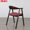 China Modern Gray Leather Dining Chair Metal Exclusive Round Dining Chair