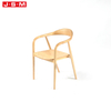 Best Selling Items Customized Modern Style 4 Legged Wooden Stool Dining Chair Solid Wood Hotel Armrest Chairs Dining Chair