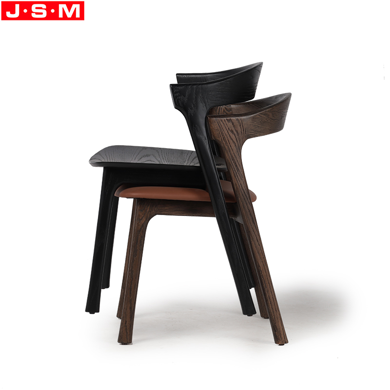 Wood And Fabric Dining Chair