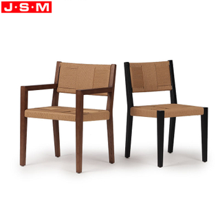 Wholesale Restaurant Dining Room Ash Wood Dining Chair With Armrest