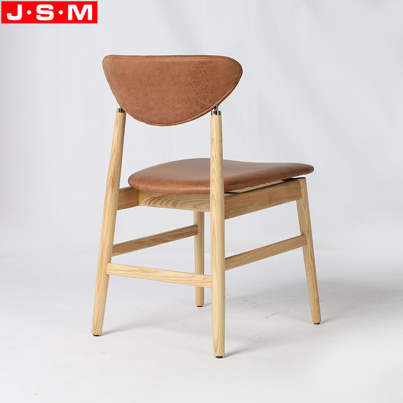 Chinese Style Cushion Back Restaurant Living Room Wooden Dining Chairs