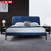 Modern Indoor Reclining Foam And Fabric Headboard Wooden Leg Bed