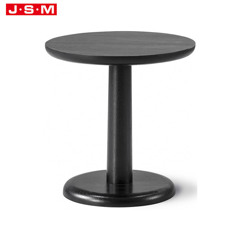 Nordic Modern Living Fancy Minimalist Industrial Room Round Wooden Coffee Shop Table