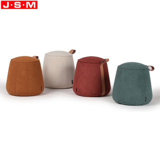 Modern Home Living Room Soft Comfortable Round Chair Footstool Ottoman Stools