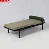 Modern Commercial Restaurant Outdoor Garden Upholstered Solid Wooden Bench