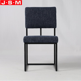 Comfortable Fabric Hotel Restaurant Metal Frame With Foam And Fabric Dining Chair For Room