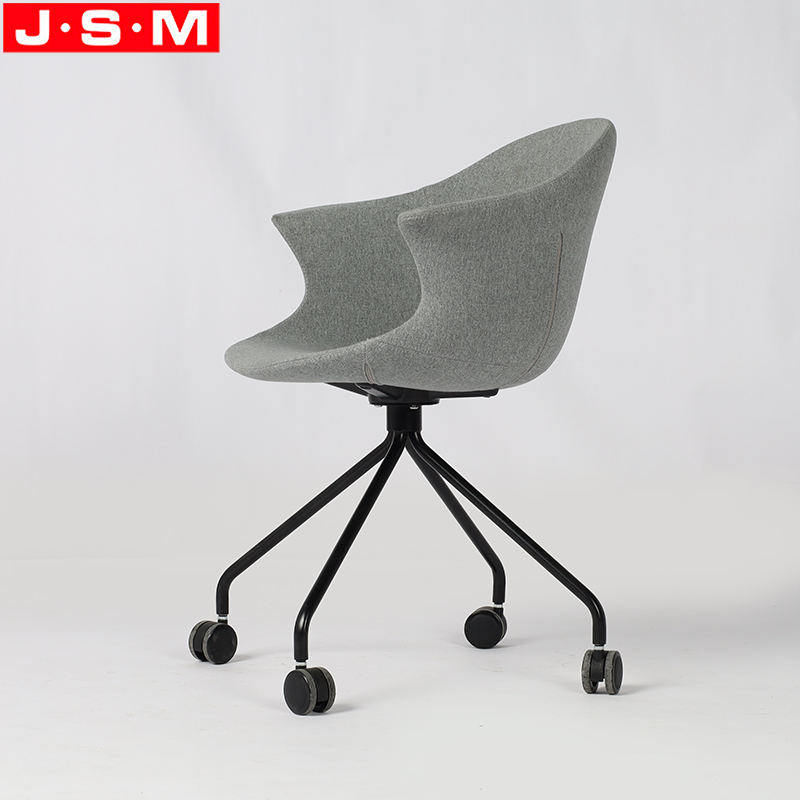 Fabric Seat Rotatable Powder Coating Metal Base Office Furniture Office Chair