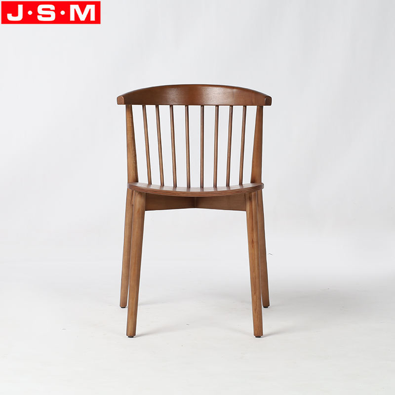 Manufacturer Ash Timber Classic Dining Chairs With Black Frame Veneer Seat