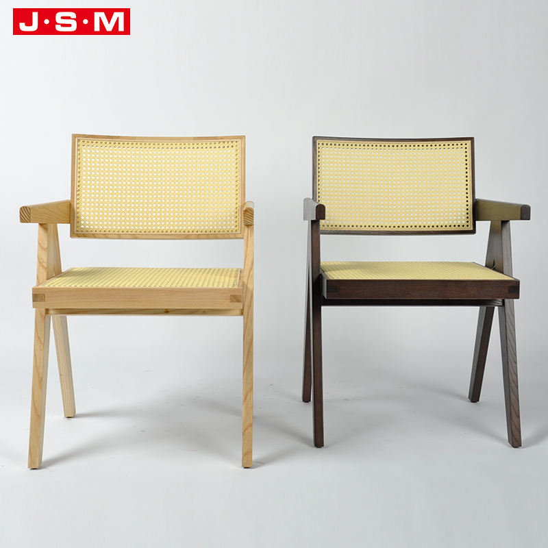 Modern Furniture Plastic Rattan Dining Chair Luxury Solid Wood Dining Chair