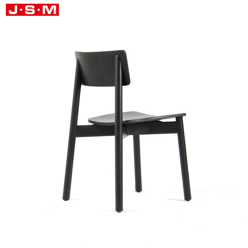 Luxury Ash Timber Base Outdoor Italian Wooden Restaurant Dining Chair