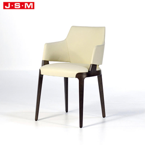 Luxury Black Fabric Wooden Solid Party Hotel Outdoor Dining Chair