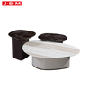 Modern Luxury Living Room Furniture Marble Coffee Table Wooden Coffee Table