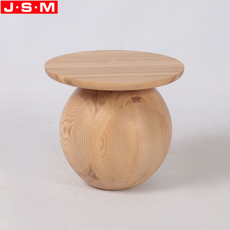 Factory Wholesale Round Tea Table Popular Design Solid Wood Tea Table