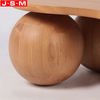 Durable Solid Wood Tea Table Living Room Modern Simple Irregular Tea Table