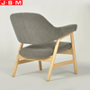 Modern Living Room Ash Timber Base Chair Wooden Frame Furniture Hotel Armchair