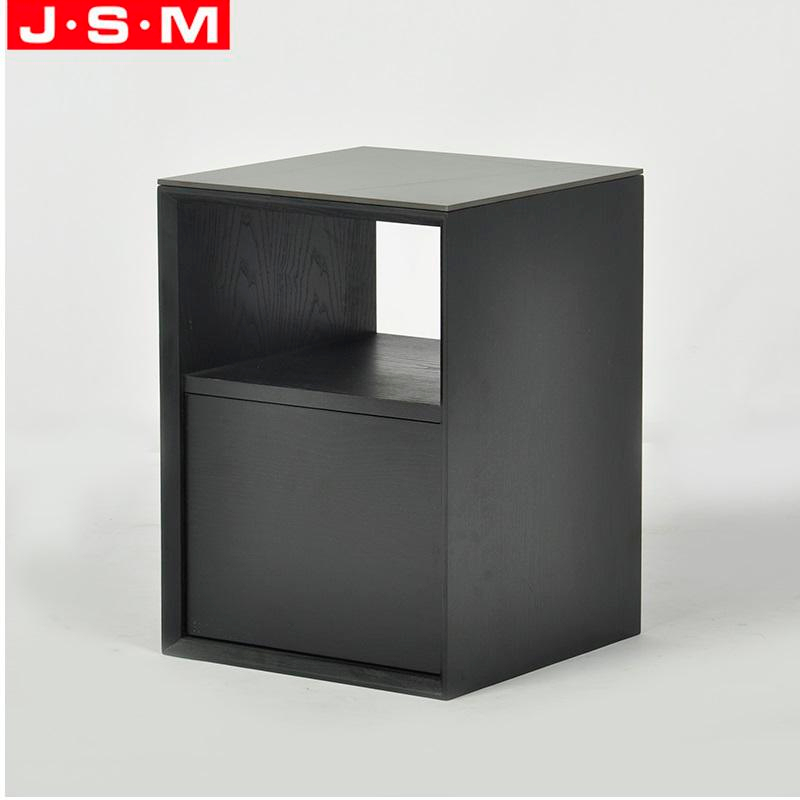 Fashion Square Small Coffee Tables Rock Slab Table Top Ash Timber Side Table