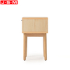 Bedroom Furniture Nightstands Wooden Night Stands Home Storage Bedside Table With Rattan Weaving Drawer