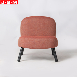 Fabric orPU upholstery armchair oversized armchair leather armchair base in American ash