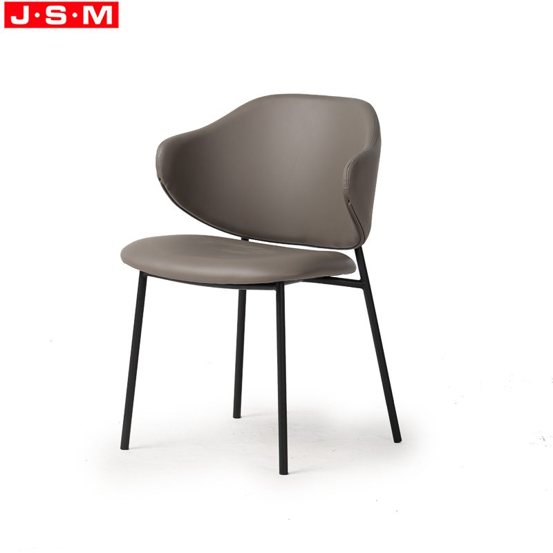 New Nordic Fabric Upholstery Modern Dining Chair Chair Modern Metal Base Restaurant Kitchen Dining Chairs