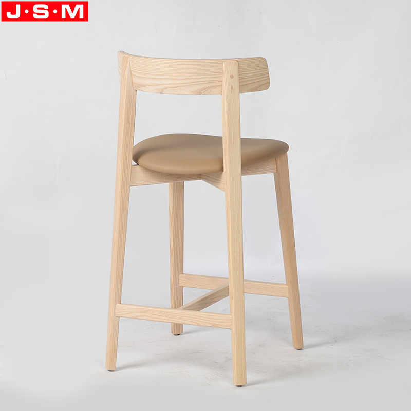 Cushion Seat Ball Chair Dining Room Linen Woven Chair Ash Timber Frame Restaurant Chair