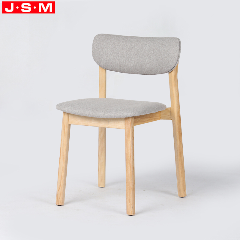 China fancy chairs Furniture Ash Veneer Back Dining Chair For Kitchen