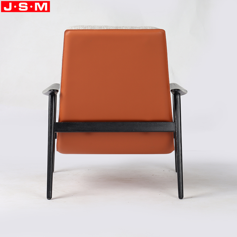 White Armchair Dining Leisure Armchair With Upholstery Ball Like Image