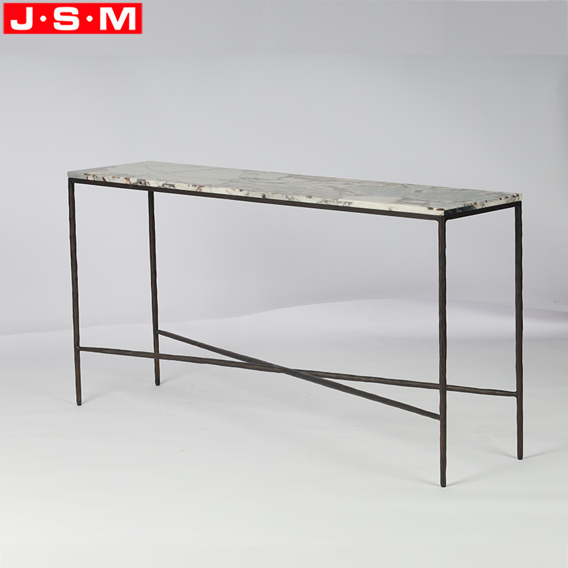 Modern Luxury Design Contemporary Stone Unique Rectangle Stone Top Coffee and Tea Table for Home Living Room Furniture