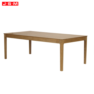Hot Selling Luxury Rectangular Wooden Dining Table Easy To Clean 6-8 Seater Safe Wooden Dining Table That Exstend Design